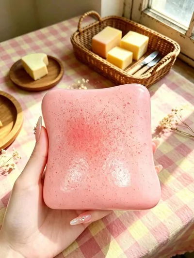 食パン型スクイーズ もちもち低反発ストレス解消おもちゃ